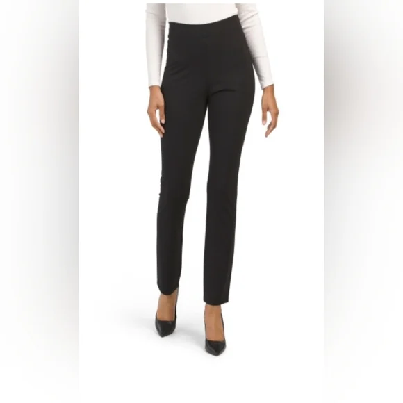 Donna Karan High Rise Slim Stretch Slacks Trousers - Picture 6 of 14